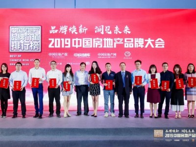佳源集团荣膺2019中国房地产企业品牌价值TOP34