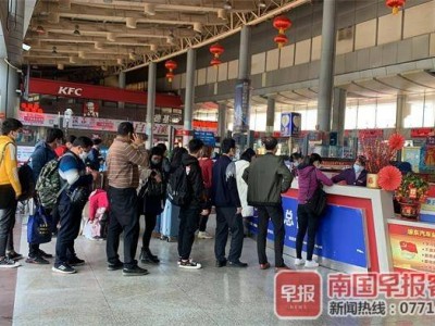 南宁市内大部分客运站开始逐步恢复市际班线