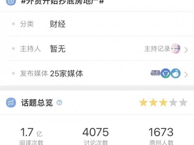 外资真的在抄底中国房地产吗？真相是这样的