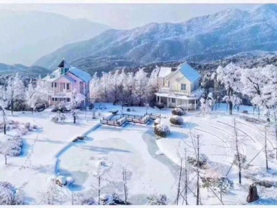 懂浪漫的男人，都会带你来安吉过冬，前不久的一场初冬白雪瞬间染白了