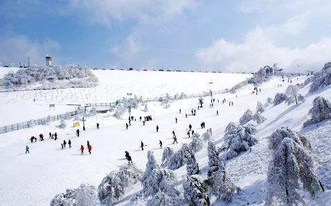 安吉江南天池滑雪场_安吉的江南天池滑雪场_安吉江南滑雪场雪道图