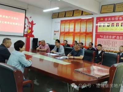 房地产交易所 宋志敏一行莅临交易所开展“市级文明单位”授牌仪式